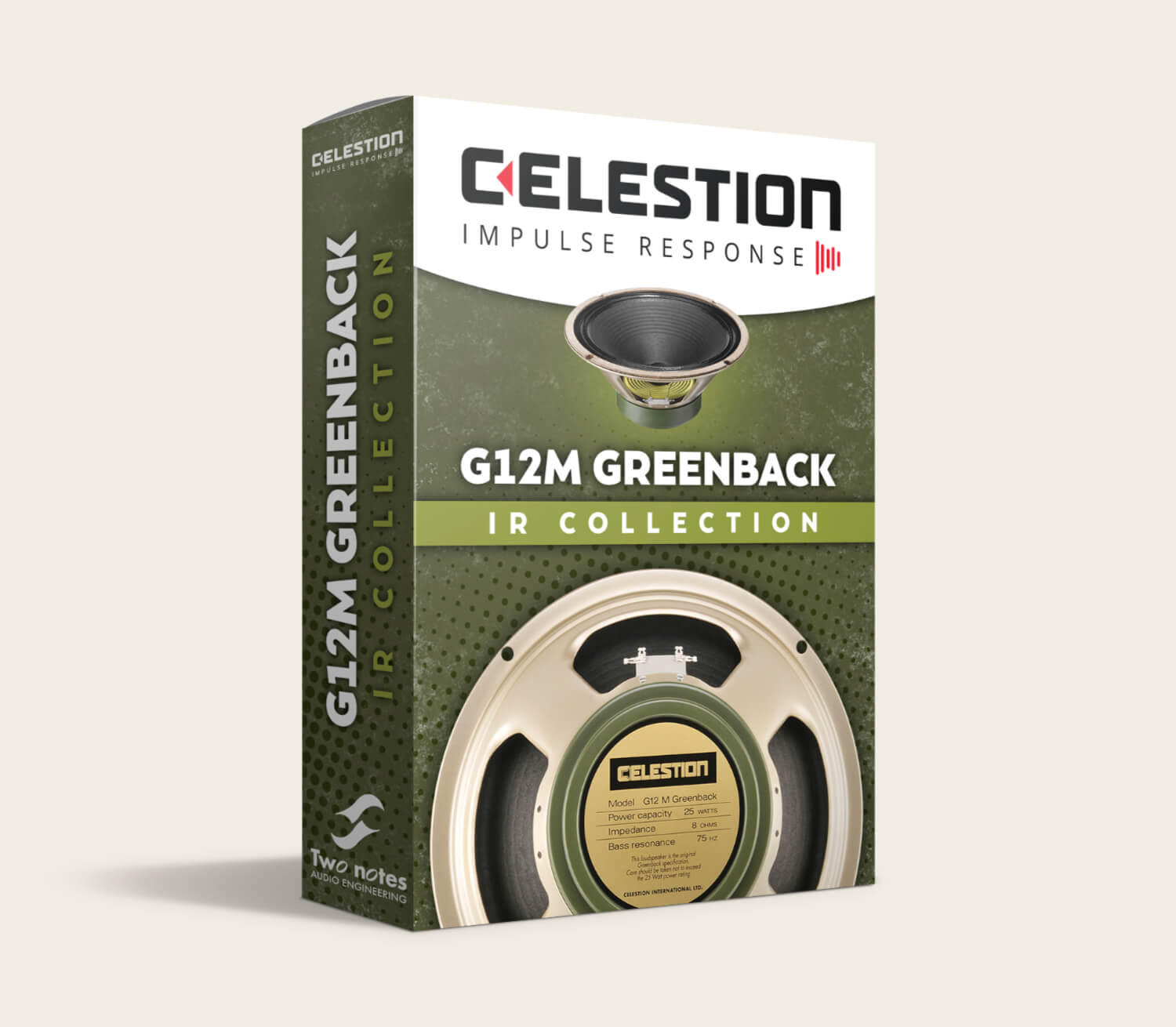 Celestion G12M Greenback Pack DynIR Bundle Two notes