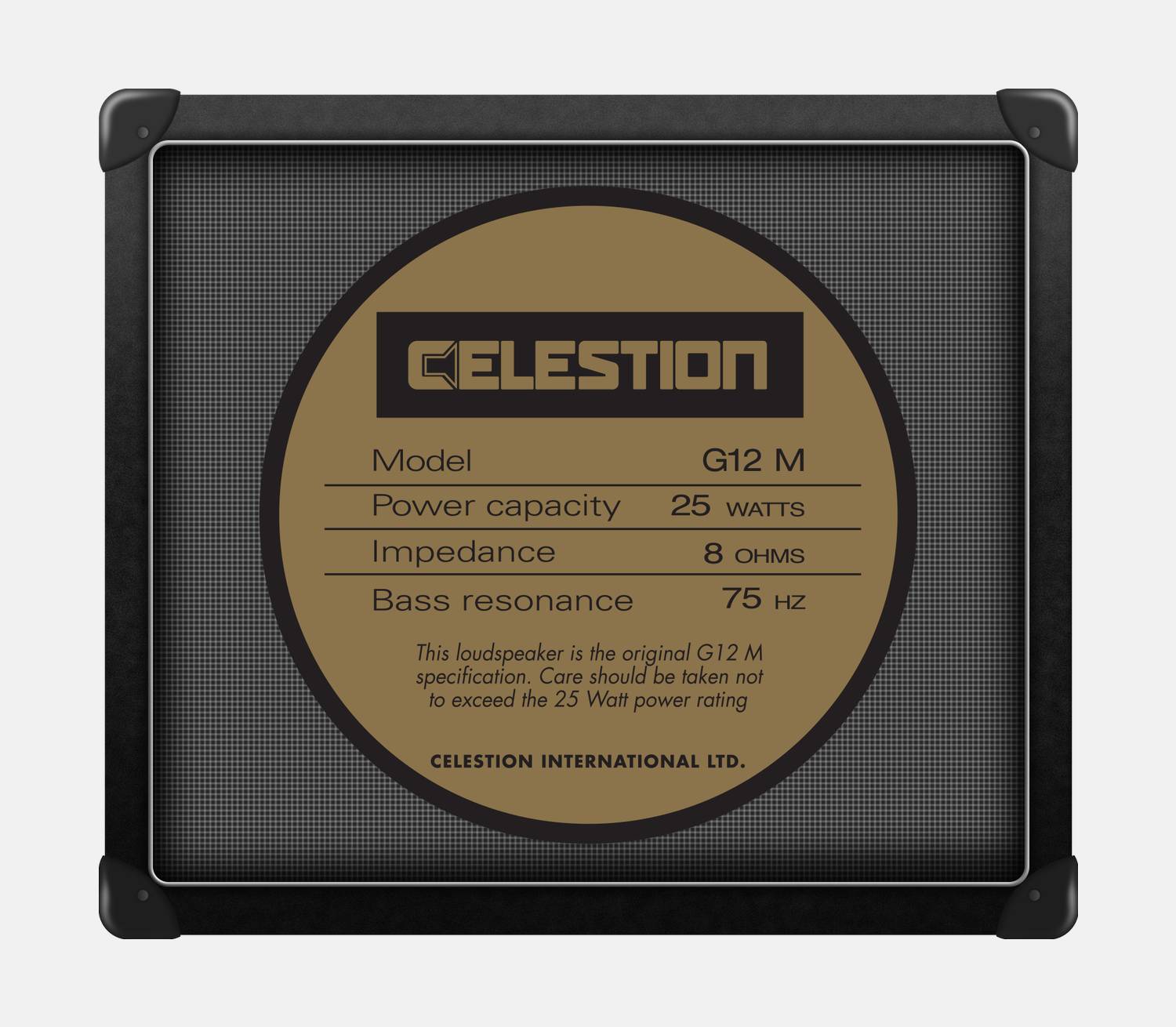 Celestion G12M Greenback Open 1x12 Dynamic IR Cabinet Two notes