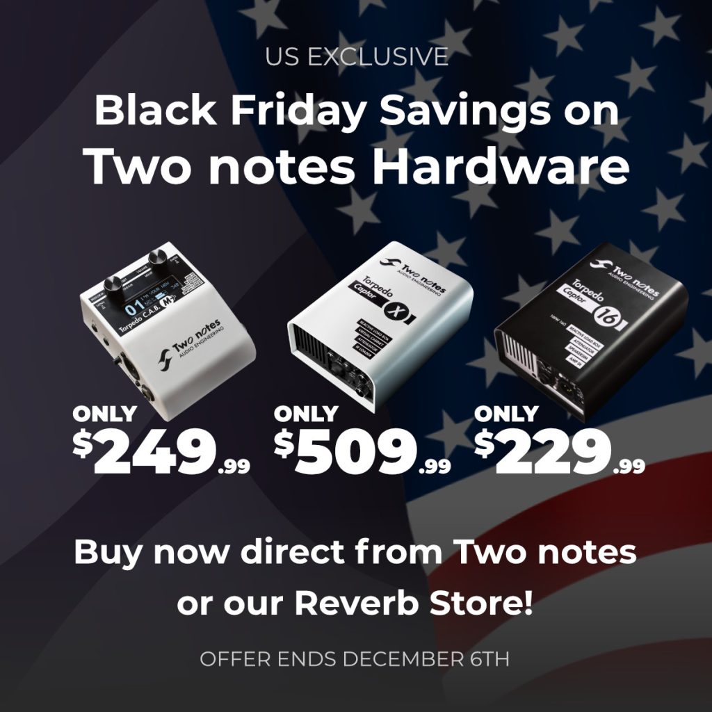 Two notes Audio | Torpedo Series, DynIR Cabinets, Tube Preamps